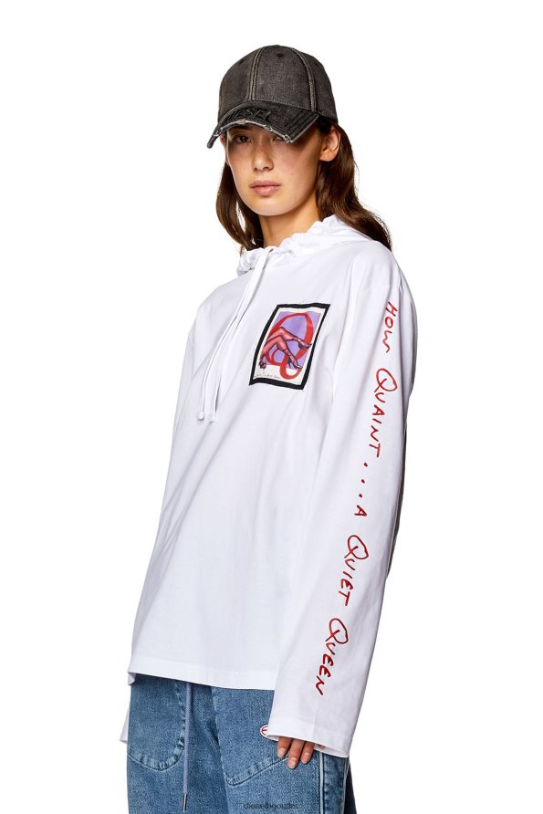 Diesel pr-t-crane-ls-hood мъже FTRH4D271 облекло бяло