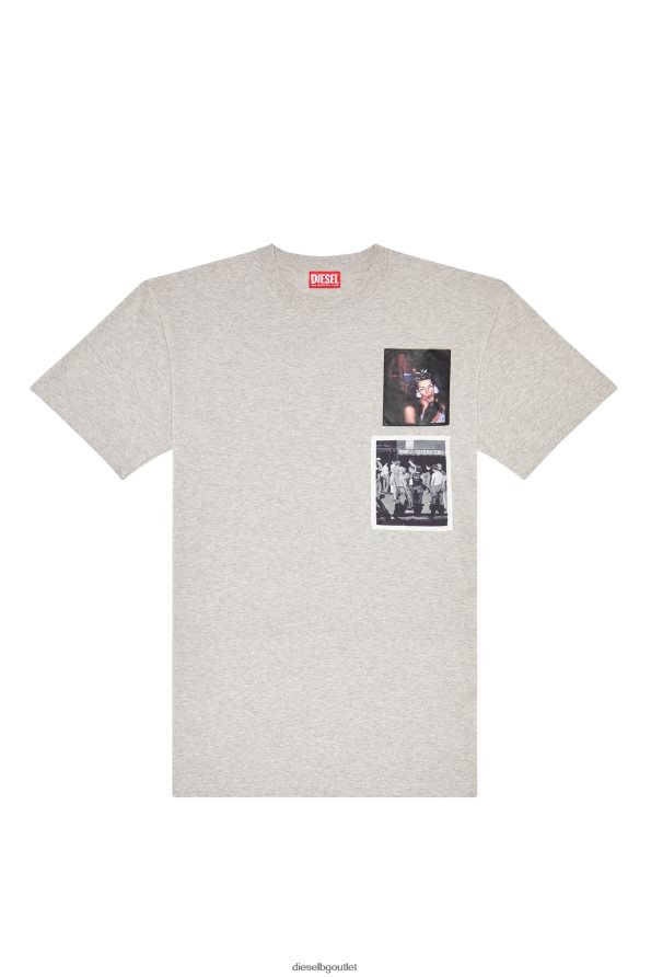 Diesel pr-t-nlabel-23 мъже FTRH4D251 облекло сиво