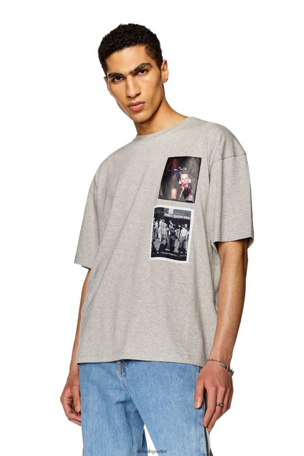 Diesel pr-t-nlabel-23 мъже FTRH4D251 облекло сиво