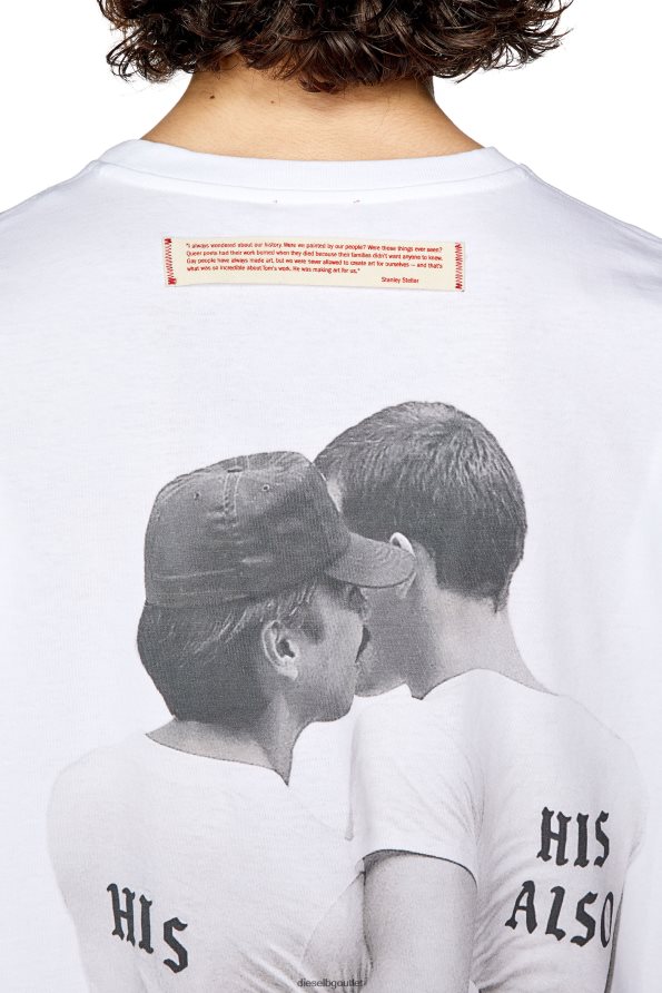 Diesel pr-t-nlabel-23b мъже FTRH4D267 облекло бяло