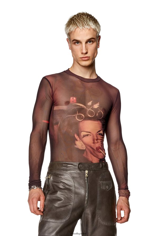 Diesel pr-t-sielar-дълъг мъже FTRH4D254 облекло виолетово