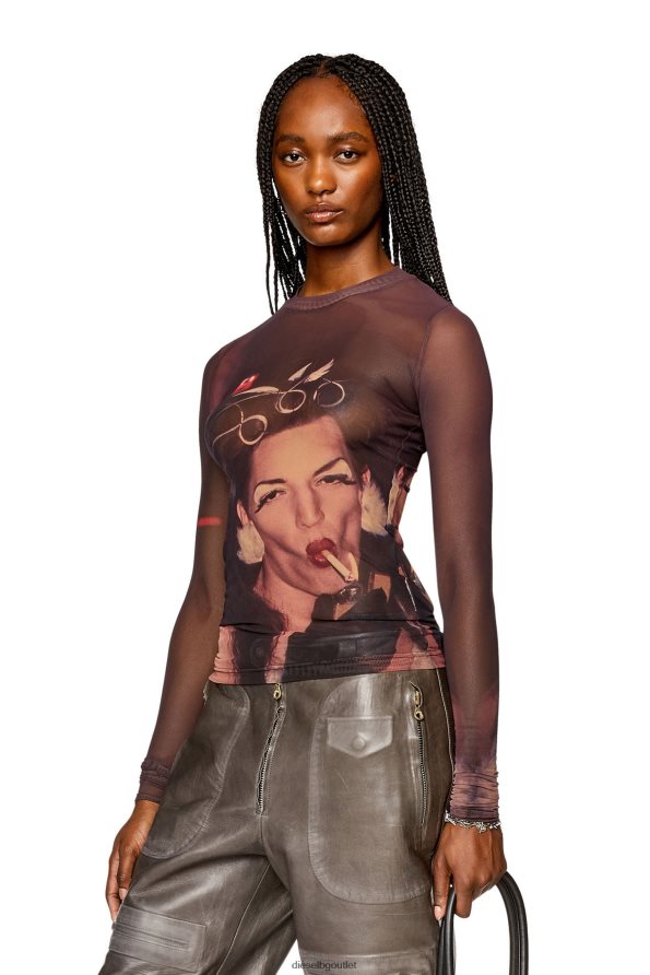 Diesel pr-t-sielar-дълъг мъже FTRH4D254 облекло виолетово