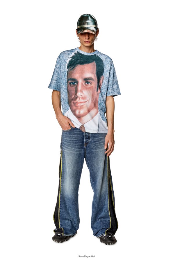 Diesel pr-t-wash-23 мъже FTRH4D246 облекло лазурен