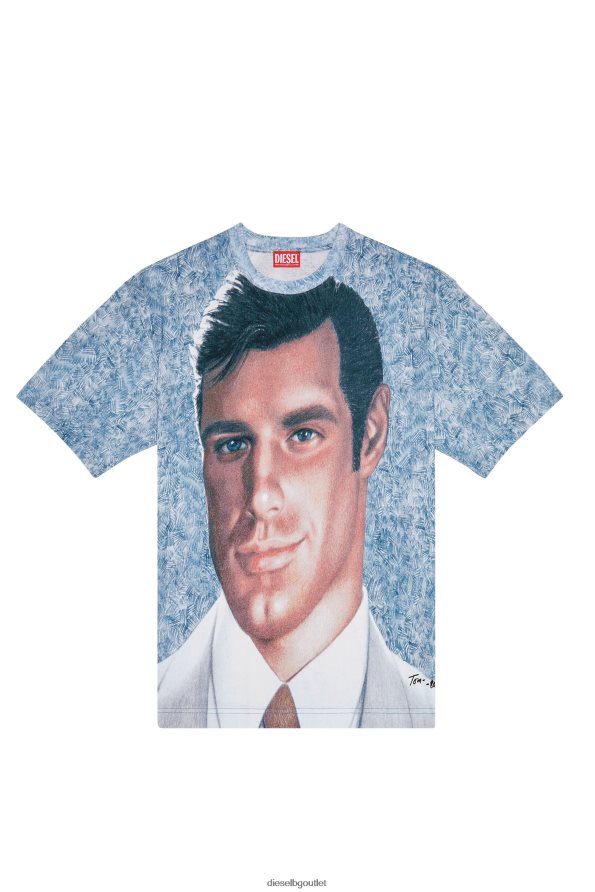 Diesel pr-t-wash-23 мъже FTRH4D246 облекло лазурен