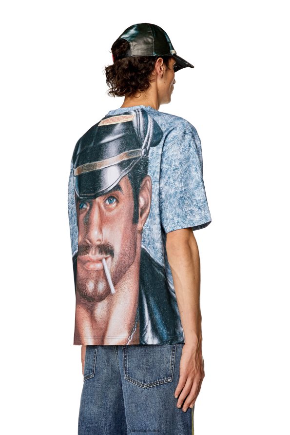 Diesel pr-t-wash-23 мъже FTRH4D246 облекло лазурен