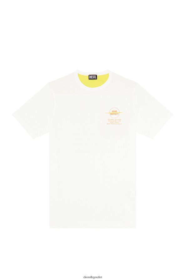 Diesel t-торбичка мъже FTRH4D222 облекло бяло