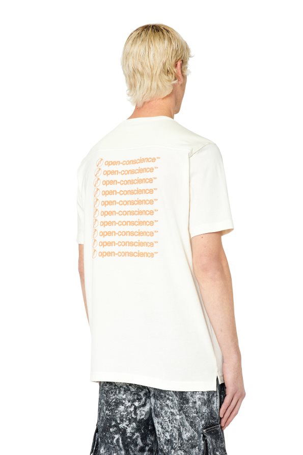 Diesel t-торбичка мъже FTRH4D222 облекло бяло