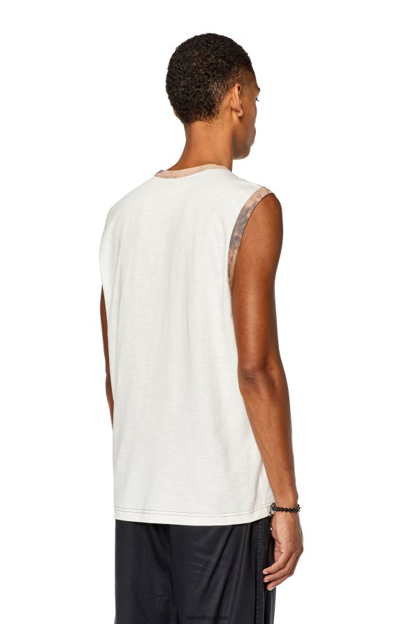 Diesel t-bisco-l1 мъже FTRH4D283 облекло бяло