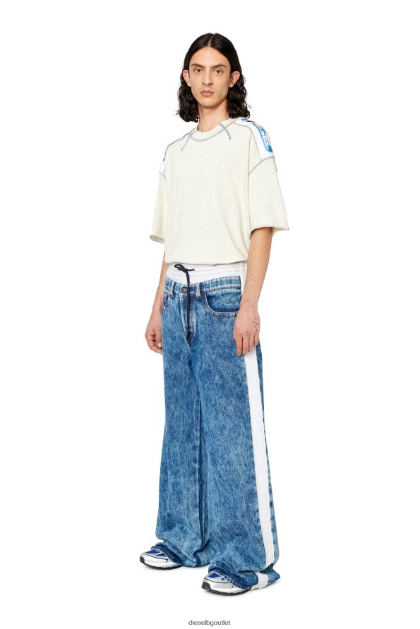 Diesel t-crahor-ss-g1 мъже FTRH4D189 облекло светло сив