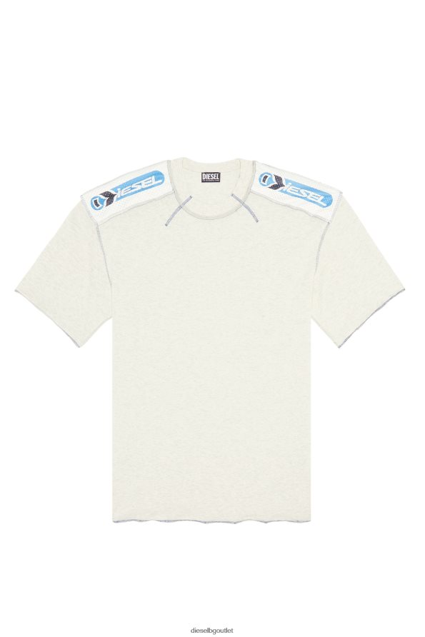 Diesel t-crahor-ss-g1 мъже FTRH4D189 облекло светло сив