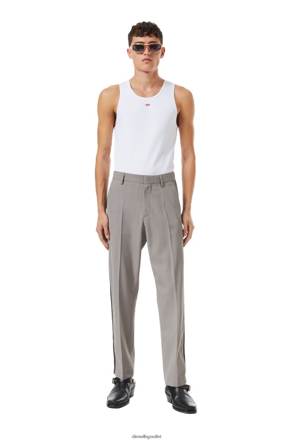 Diesel t-повдигане-d мъже FTRH4D248 облекло бяло