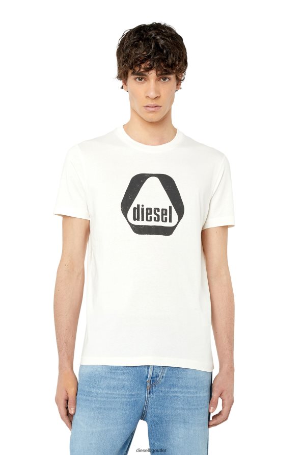 Diesel t-diegor-g10 мъже FTRH4D230 облекло бяло