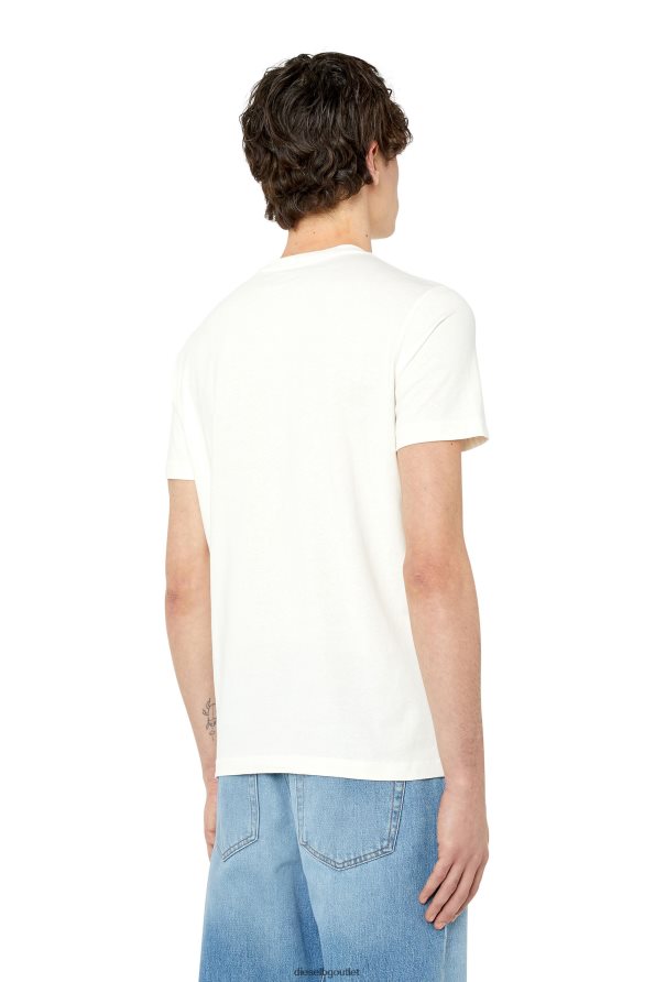 Diesel t-diegor-g10 мъже FTRH4D230 облекло бяло