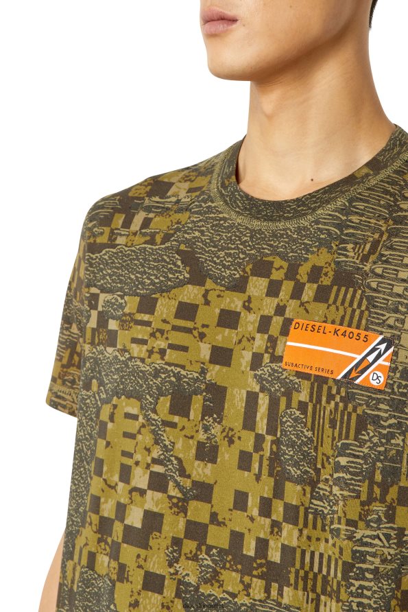 Diesel t-diegor-g1 мъже FTRH4D232 облекло маслинено зелено