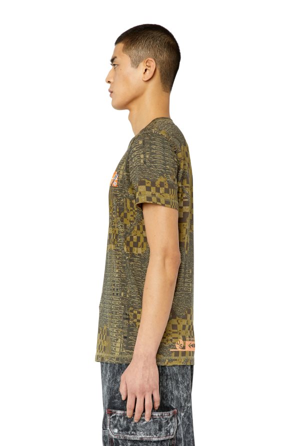 Diesel t-diegor-g1 мъже FTRH4D232 облекло маслинено зелено