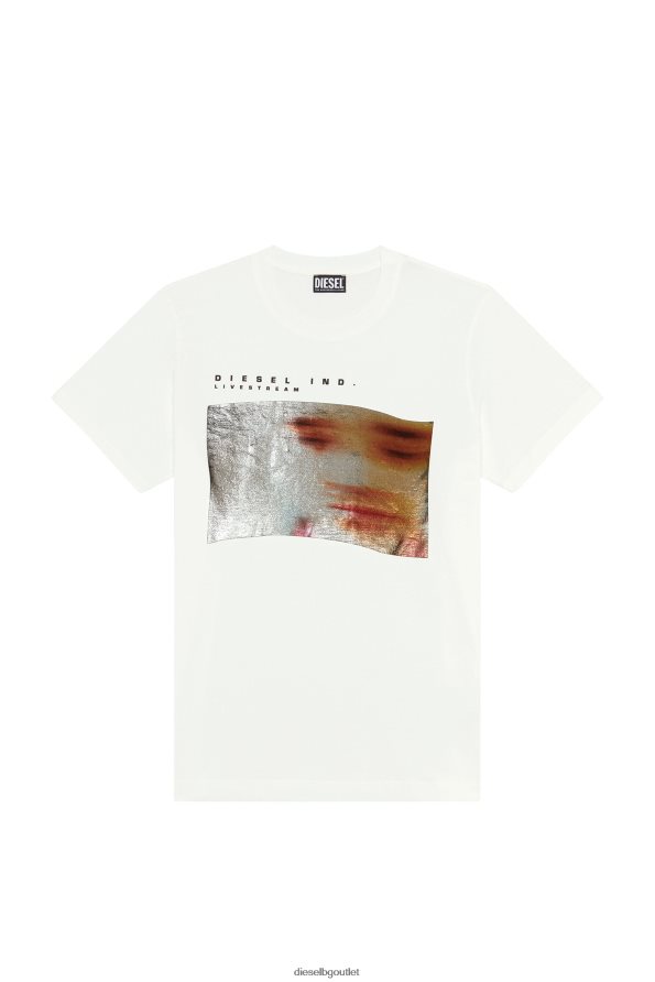 Diesel t-diegor-g2 мъже FTRH4D181 облекло бяло