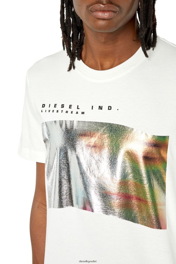 Diesel t-diegor-g2 мъже FTRH4D181 облекло бяло