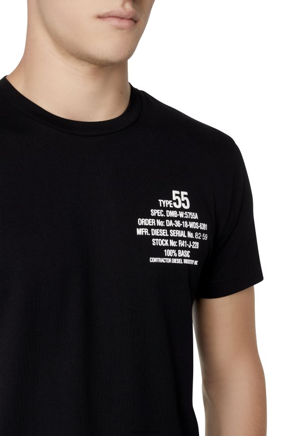 Diesel t-diegor-k51 мъже FTRH4D180 облекло черен