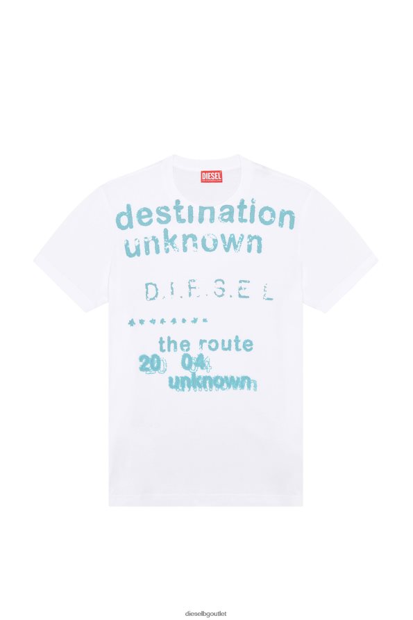 Diesel t-diegor-k63 мъже FTRH4D250 облекло бяло
