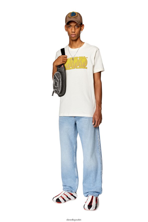 Diesel t-diegor-l10 мъже FTRH4D265 облекло бяло