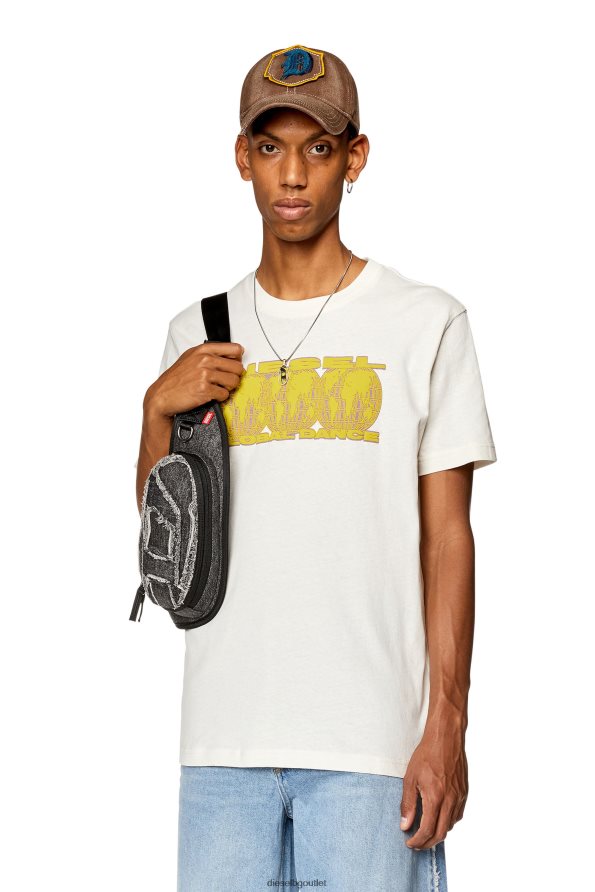 Diesel t-diegor-l10 мъже FTRH4D265 облекло бяло