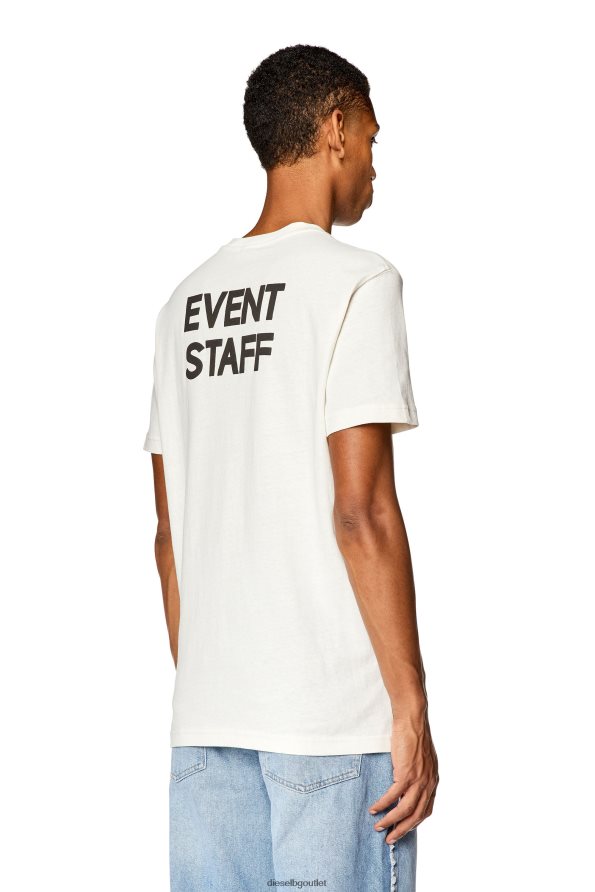 Diesel t-diegor-l10 мъже FTRH4D265 облекло бяло