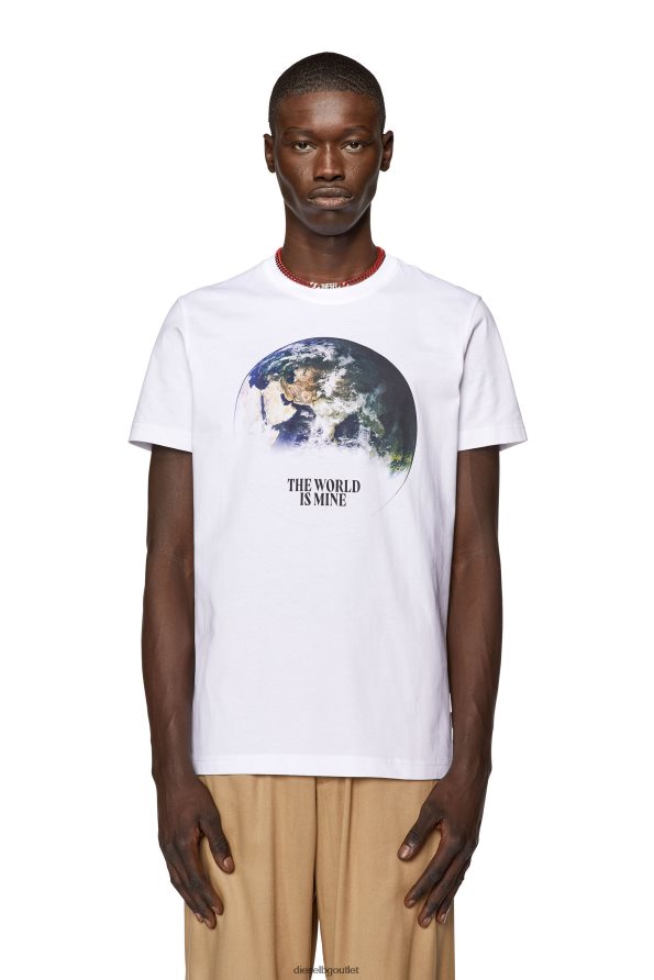 Diesel t-diegor-l4 мъже FTRH4D243 облекло бяло