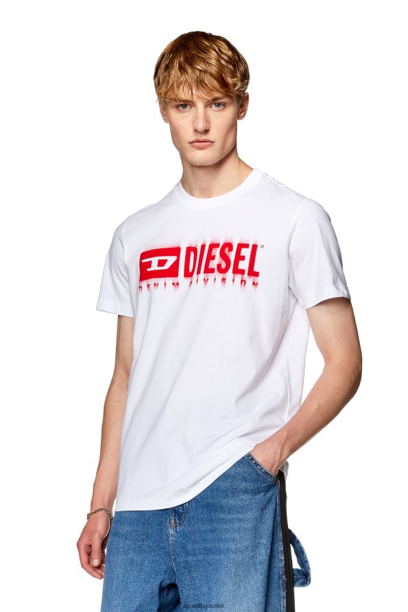 Diesel t-diegor-l6 мъже FTRH4D245 облекло бяло