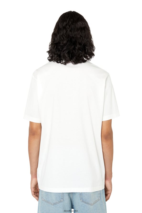 Diesel t-просто-doval-pj мъже FTRH4D249 облекло бяло