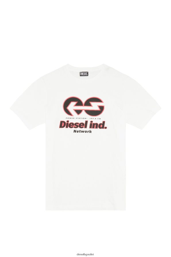 Diesel t-просто-e18 мъже FTRH4D200 облекло бяло