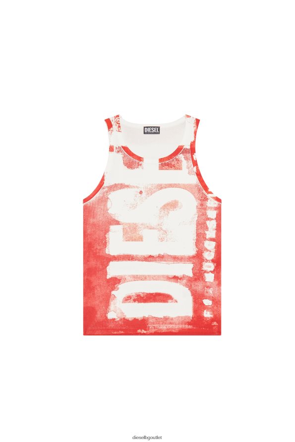 Diesel t-повдигане-g1 мъже FTRH4D253 облекло червен