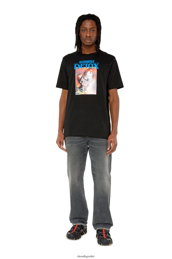 Diesel t-просто-g4 мъже FTRH4D177 облекло черен