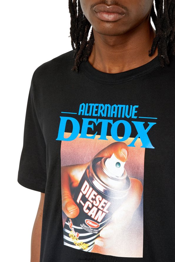 Diesel t-просто-g4 мъже FTRH4D177 облекло черен