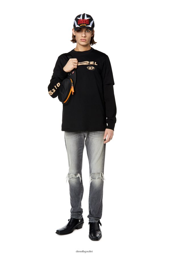 Diesel t-просто-g9 мъже FTRH4D210 облекло черен