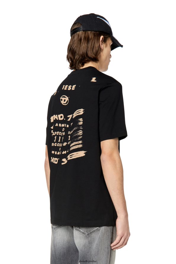 Diesel t-просто-g9 мъже FTRH4D210 облекло черен