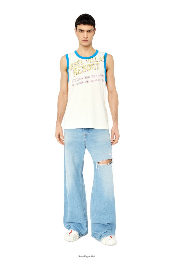 Diesel t-hoppy мъже FTRH4D215 облекло бяло