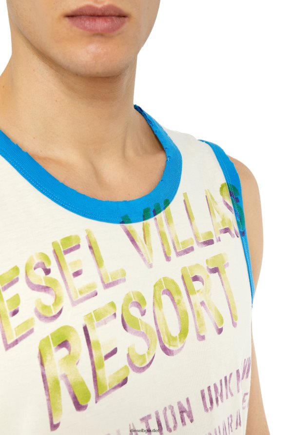 Diesel t-hoppy мъже FTRH4D215 облекло бяло