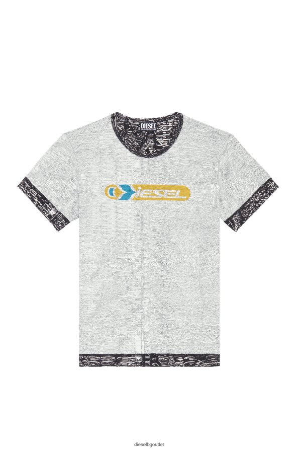 Diesel t-inyside мъже FTRH4D173 облекло сиво