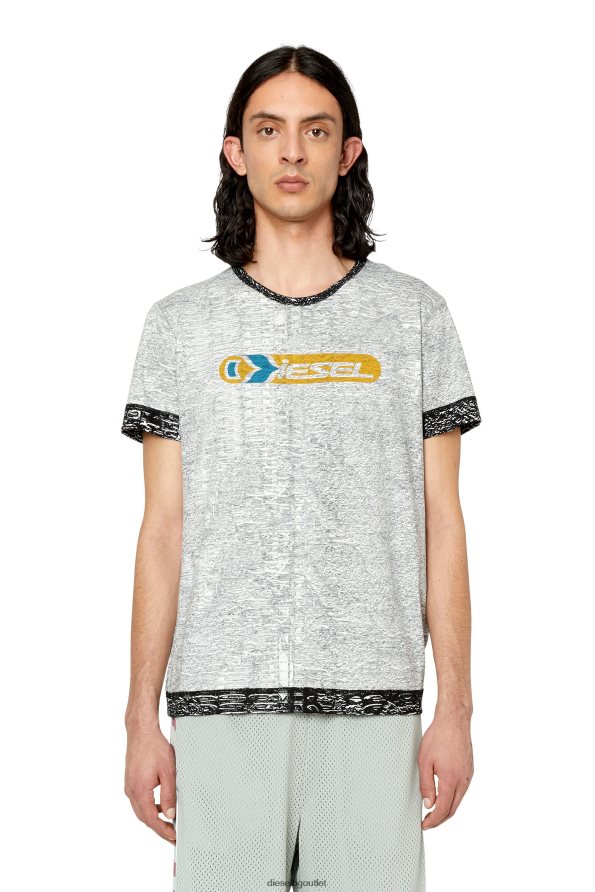 Diesel t-inyside мъже FTRH4D173 облекло сиво