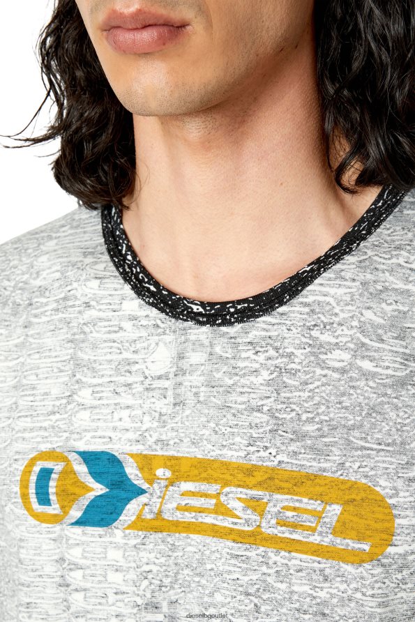 Diesel t-inyside мъже FTRH4D173 облекло сиво