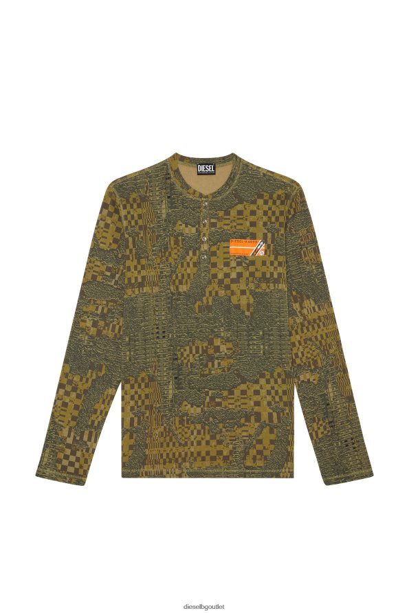 Diesel t-juser-g1 мъже FTRH4D218 облекло военно зелено