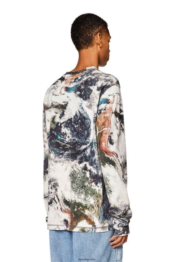 Diesel t-juser-l1 мъже FTRH4D282 облекло синьо/бяло