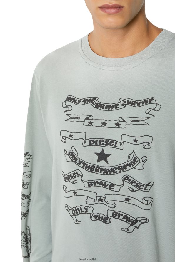 Diesel t-просто-ls-e3 мъже FTRH4D205 облекло сиво