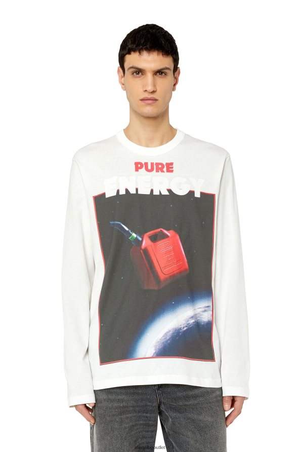 Diesel t-кран-ls-g4 мъже FTRH4D236 облекло бяло