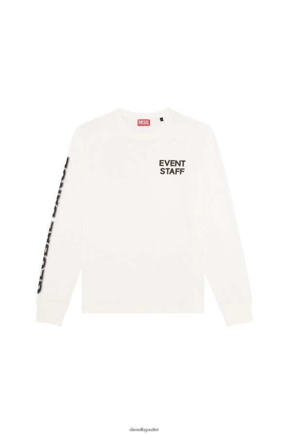 Diesel t-просто-ls-l3 мъже FTRH4D264 облекло бяло