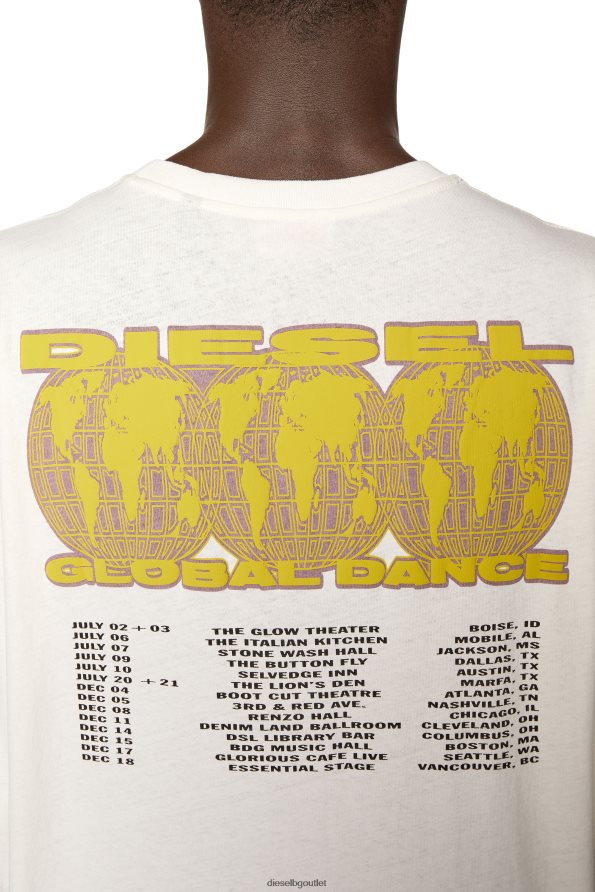 Diesel t-просто-ls-l3 мъже FTRH4D264 облекло бяло