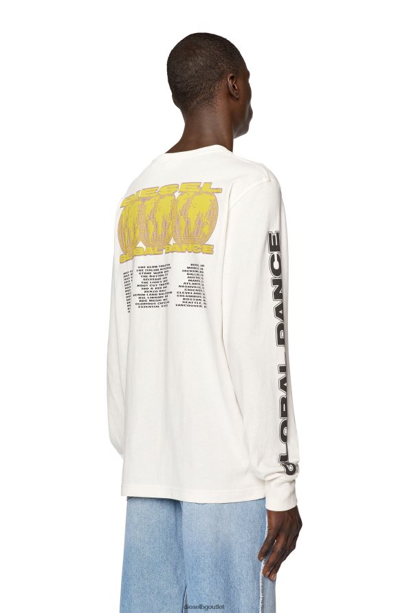 Diesel t-просто-ls-l3 мъже FTRH4D264 облекло бяло