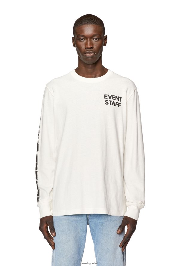 Diesel t-просто-ls-l3 мъже FTRH4D264 облекло бяло