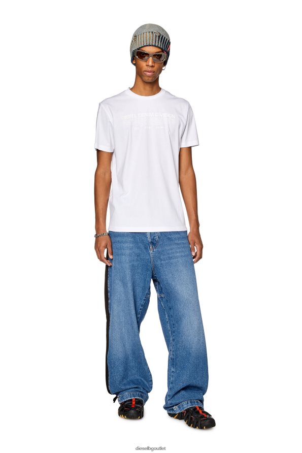 Diesel t-miegor-l12 мъже FTRH4D262 облекло бяло