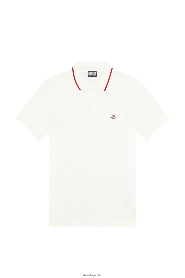 Diesel t-smith-poc мъже FTRH4D178 облекло бяло